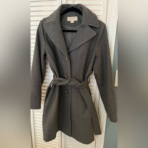 Beautifully, elegant Michael Kors coat with hoodie, never used